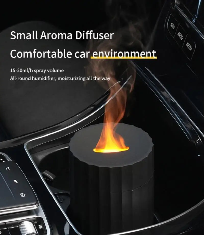 Air Humidifier with Flame